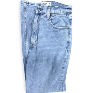 Abercrombie & Fitch Ankle Straight Ultra High Rise JeansCurve Love 26 2